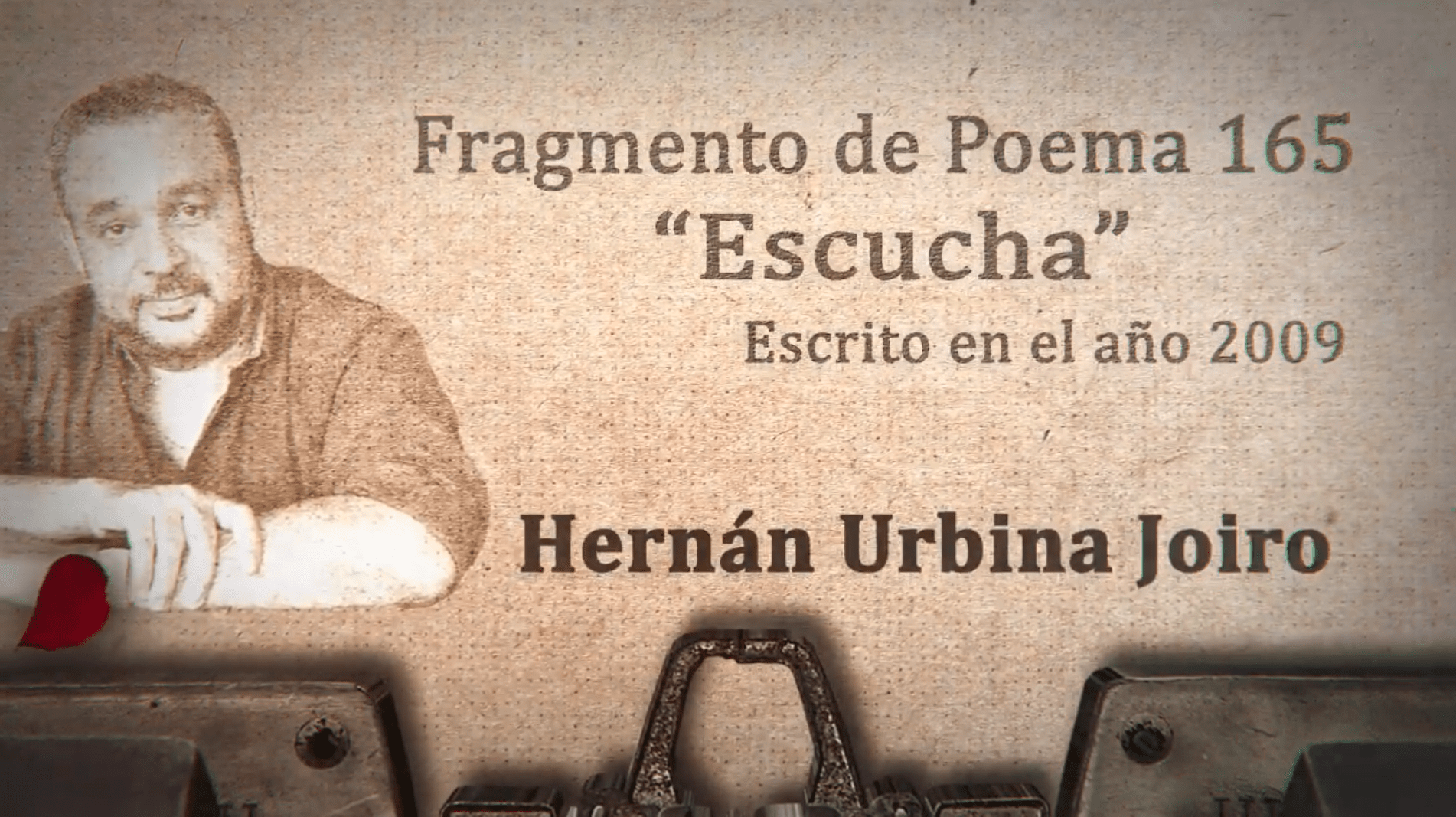 Hernán Urbina Joiro poeta