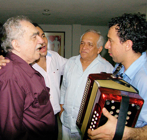 Cantando vallenatos con Gabo en 2007